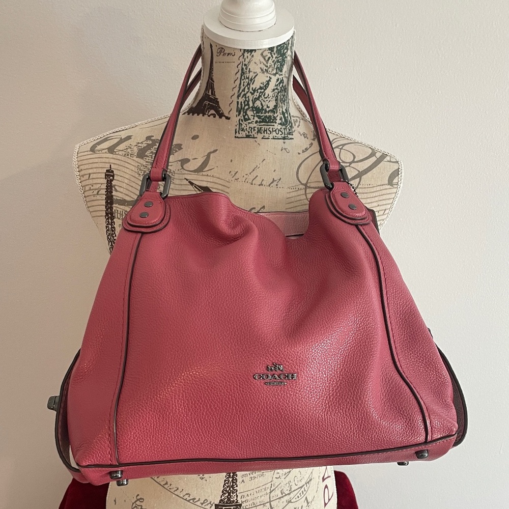 COACH - Edie Turnlock 57125 - Dusty Rose Pink